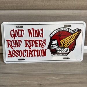 New Sealed Honda Gold Wing‎ Road Riders Association License Plate GWRRA
